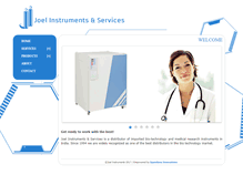 Tablet Screenshot of joelinstruments.com